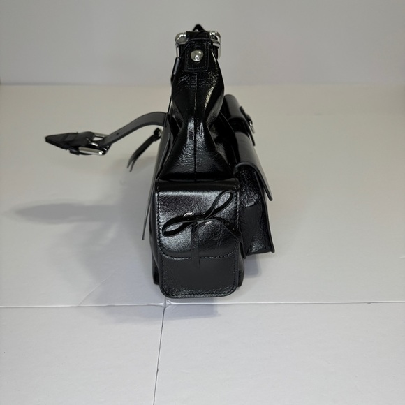 The Kooples Amelia Bag Designed by Amelia Gray Black Patent Leather Md in Italy - Picture 10 of 16